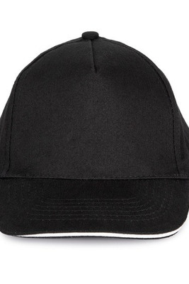 K-up KP148 - CASQUETTE ENFANT AVEC SANDWICH CONTRASTÉ - 5 PANNEAUX