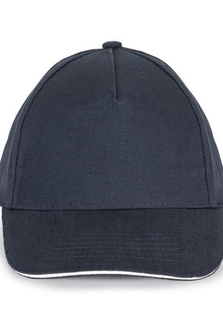 K-up KP148 - CASQUETTE ENFANT AVEC SANDWICH CONTRASTÉ - 5 PANNEAUX