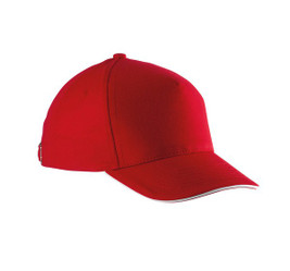 K-up KP148 - KIDS CAP WITH CONTRASTING SANDWICH VISOR - 5 PANELS
