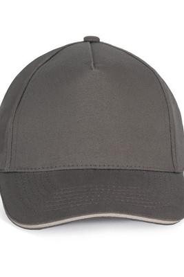 K-up KP148 - 5-PANEL KINDERKAPPE MIT KONTRAST-SANDWICHSCHIRM