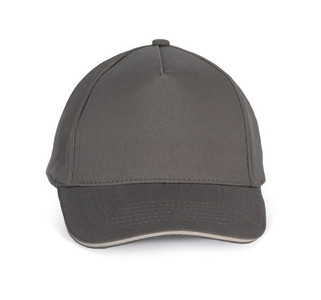 K-up KP148 - 5-PANEL KINDERKAPPE MIT KONTRAST-SANDWICHSCHIRM