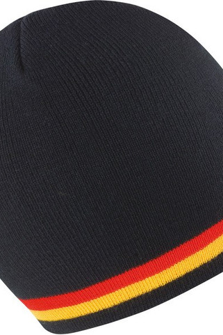 Result R368X - Stilvolle Acryl-Strickmütze mit Streifenmuster