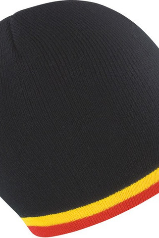 Result R368X - Cozy Stripe Knit Acrylic Beanie Hat