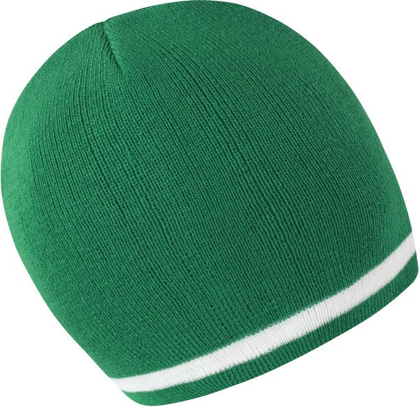 Result R368X - Cozy Stripe Knit Acrylic Beanie Hat