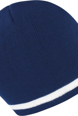 Result R368X - Stilvolle Acryl-Strickmütze mit Streifenmuster