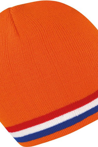 Result R368X - Cozy Stripe Knit Acrylic Beanie Hat