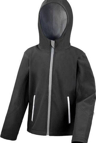 Result R224J - JUNIOR/YOUTH TX PERFORMANCE HOODED SOFT SHELL JACKET