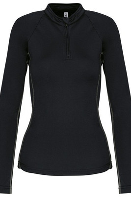 Proact PA336 - Damesrunningsweater met halsrits