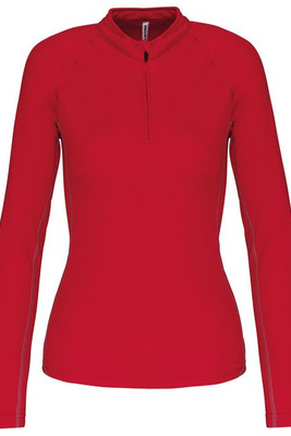 Proact PA336 - Damesrunningsweater met halsrits