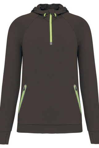 Proact PA360 - Sporttrui met capuchon en halsrits