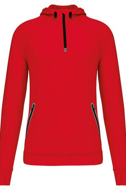 Proact PA360 - 1/4 zip hooded sports sweatshirt