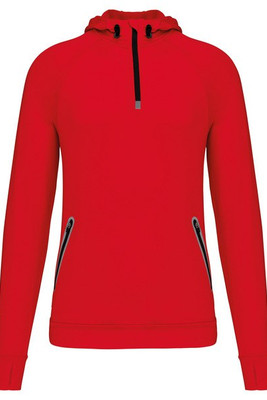Proact PA360 - Sweatshirt com capuz 1/2 fecho para desporto
