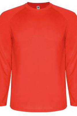 Roly CA0415 - MONTECARLO L/S T-shirt met lange raglanmouwen in technisch weefsel