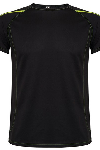 Roly CA0416 - SEPANG T-shirt met korte raglanmouwen in technisch weefsel in plat tricot