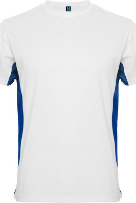 Roly CA0424 - TOKYO Short-sleeve technical t-shirt with a combination of two colour panels
