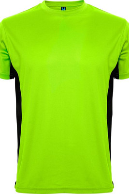 Roly CA0424 - TOKYO Short-sleeve technical t-shirt with a combination of two colour panels