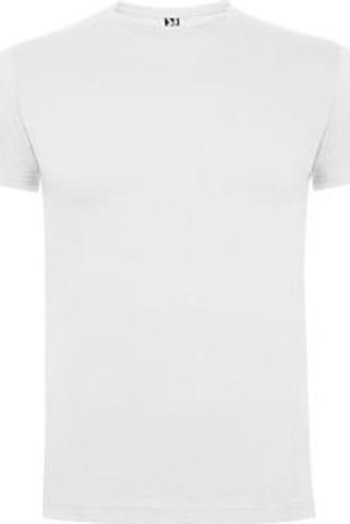 Roly CA6502 - DOGO PREMIUM Short-sleeve t-shirt with 4-layer crew neck and reinforced covered seams in collar and shoulders