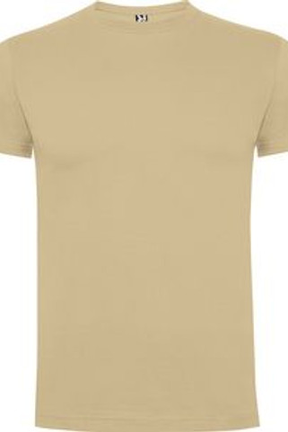 Roly CA6502 - DOGO PREMIUM Short-sleeve t-shirt with 4-layer crew neck and reinforced covered seams in collar and shoulders