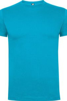 Roly CA6502 - DOGO PREMIUM Short-sleeve t-shirt with 4-layer crew neck and reinforced covered seams in collar and shoulders