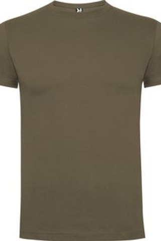 Roly CA6502 - DOGO PREMIUM Short-sleeve t-shirt with 4-layer crew neck and reinforced covered seams in collar and shoulders