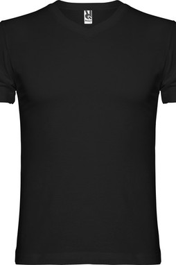 Roly CA6503 - SAMOYEDO Tubular short-sleeve t-shirt with 2-layer v-neck