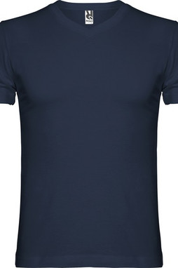Roly CA6503 - SAMOYEDO Tubular short-sleeve t-shirt with 2-layer v-neck