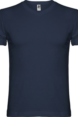 Roly CA6503 - SAMOYEDO Tubular short-sleeve t-shirt with 2-layer v-neck