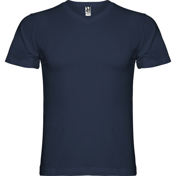 Roly CA6503 - SAMOYEDO Tubular short-sleeve t-shirt with 2-layer v-neck