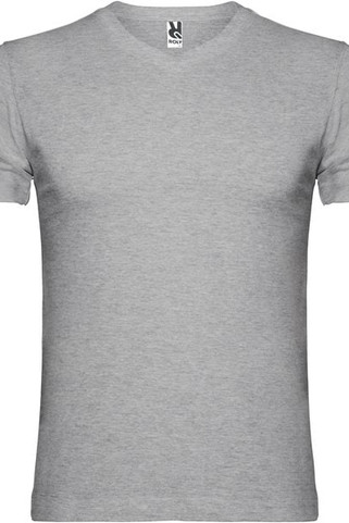 Roly CA6503 - SAMOYEDO Tubular short-sleeve t-shirt with 2-layer v-neck