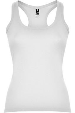 Roly CA6517 - CAROLINA Fitted style tank top with wide and round ribbed neckline and armholes