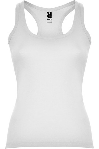 Roly CA6517 - CAROLINA Fitted style tank top with wide and round ribbed neckline and armholes