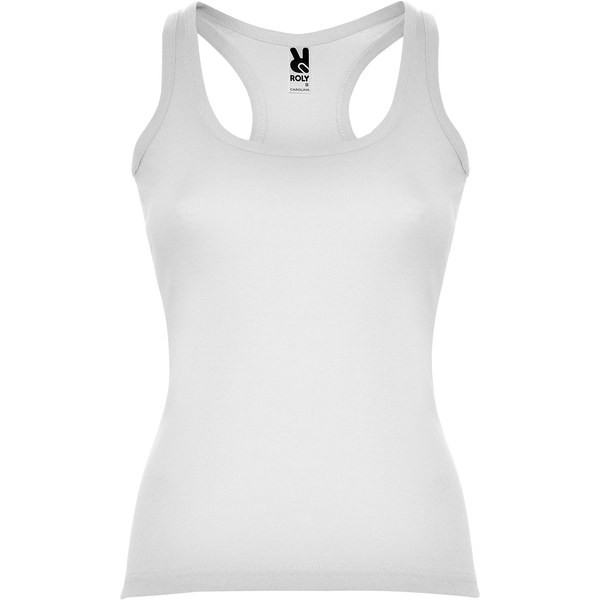 Roly CA6517 - CAROLINA Fitted style tank top with wide and round ribbed neckline and armholes