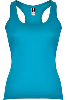 Roly CA6517 - CAROLINA Fitted style tank top with wide and round ribbed neckline and armholes