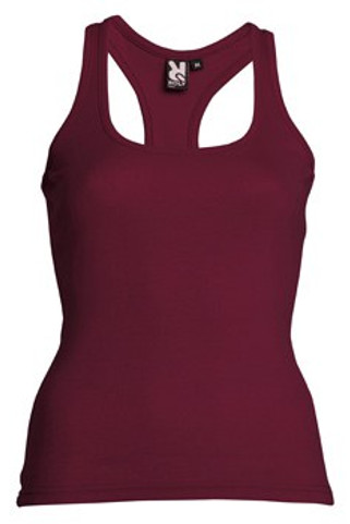 Roly CA6517 - CAROLINA Fitted style tank top with wide and round ribbed neckline and armholes