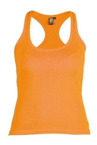 Roly CA6517 - CAROLINA Fitted style tank top with wide and round ribbed neckline and armholes