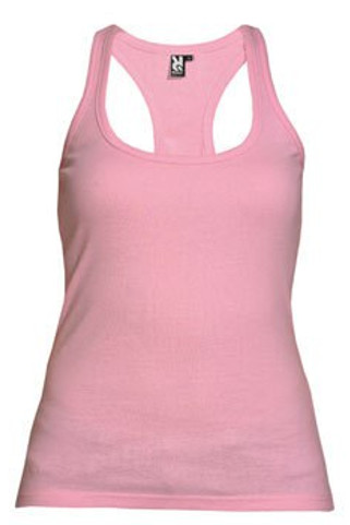 Roly CA6517 - CAROLINA Fitted style tank top with wide and round ribbed neckline and armholes