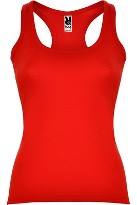 Roly CA6517 - CAROLINA Fitted style tank top with wide and round ribbed neckline and armholes