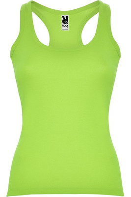 Roly CA6517 - CAROLINA Fitted style tank top with wide and round ribbed neckline and armholes