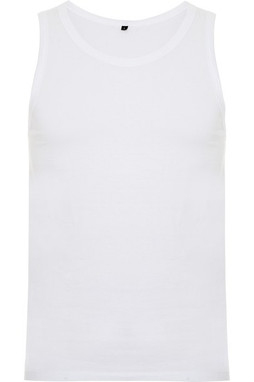 Roly CA6545 - TEXAS Slim-fit tank top with ribbed single jersey in collar and armhole