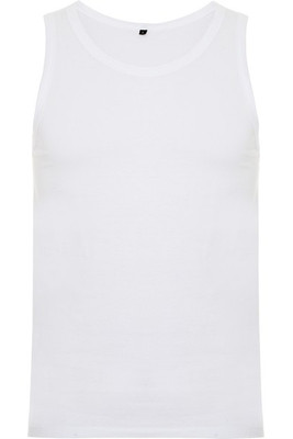 Roly CA6545 - TEXAS Slim-fit tank top with ribbed single jersey in collar and armhole