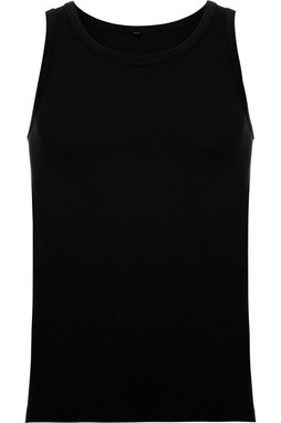 Roly CA6545 - TEXAS Slim-fit tank top with ribbed single jersey in collar and armhole
