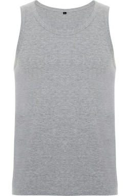 Roly CA6545 - TEXAS Slim-fit tank top with ribbed single jersey in collar and armhole