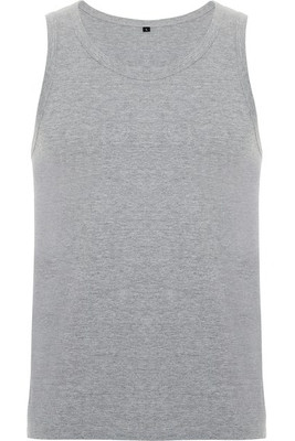 Roly CA6545 - TEXAS Slim-fit tank top with ribbed single jersey in collar and armhole