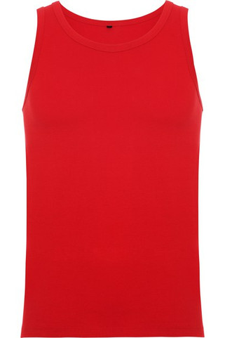 Roly CA6545 - TEXAS Slim-fit tank top with ribbed single jersey in collar and armhole