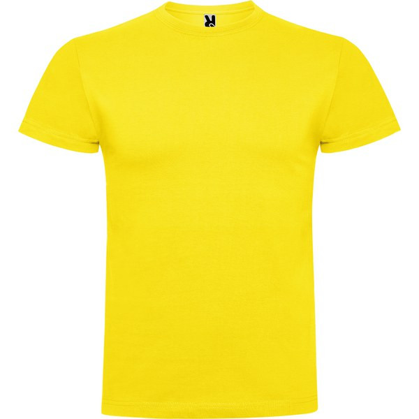 Roly CA6550 - BRACO T-shirt met korte mouwen in fijngeribd weefsel en compacte afwerking