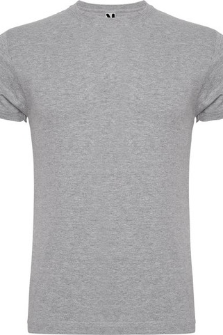 Roly CA6550 - BRACO T-shirt met korte mouwen in fijngeribd weefsel en compacte afwerking