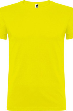Roly CA6554 - BEAGLE Elastan T-shirt med Dobbelt Laget Crew Neck
