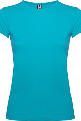 Roly CA6597 - BALI T-shirt manches courtes et col avec finition liseré étroit ton sur ton