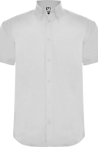 Roly CM5503 - AIFOS Hemd met korte mouwen en klassieke stijve boord met 1 knoop