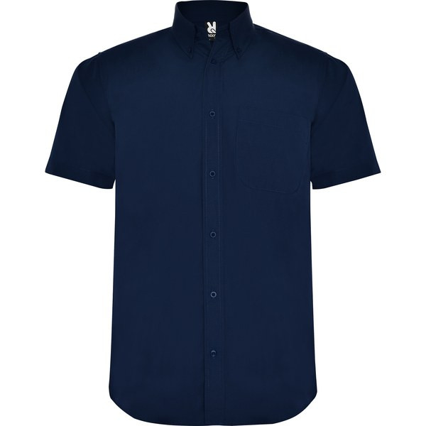Roly CM5503 - AIFOS Camicia a maniche corte con classico colletto inamidato a 1 bottone